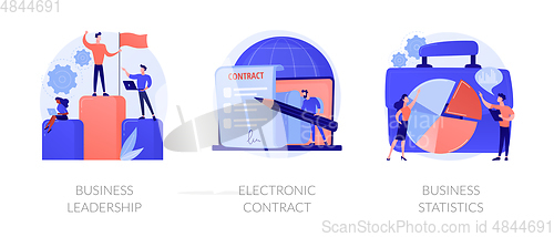 Image of Company management vector concept metaphors.