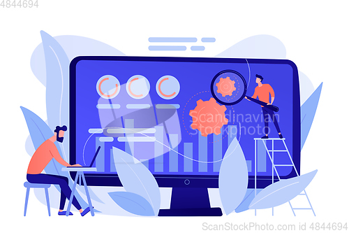 Image of Conversion rate optimization concept vector illustration.