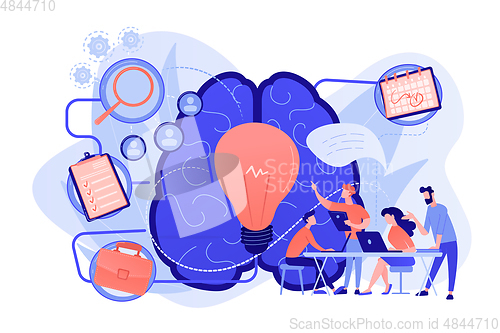 Image of Project management concept vector illustration.