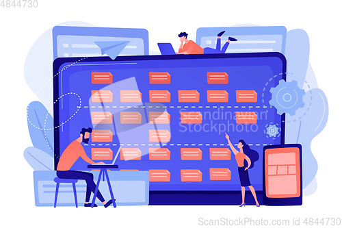 Image of Software requirement description concept vector illustration.