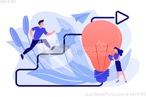 Image of Creative inspiration concept vector illustration.