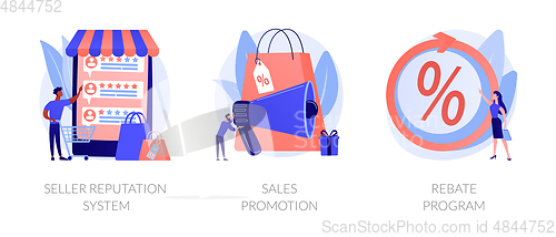 Image of Customer relations vector concept metaphors