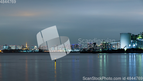 Image of Tokyo city at night