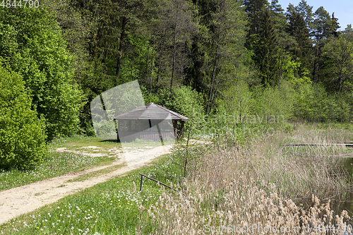 Image of wooden arbor