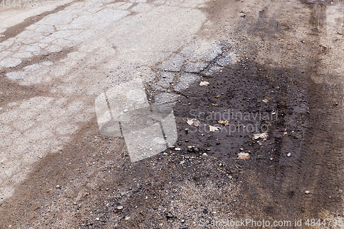 Image of very bad road