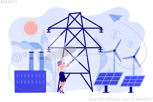 Image of Alternative energy concept vector illustration.