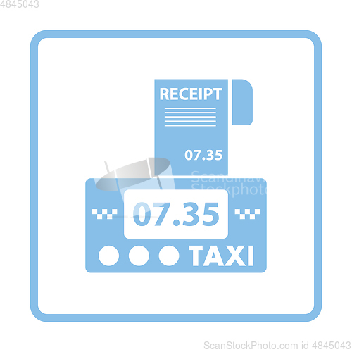 Image of Taxi meter with receipt icon