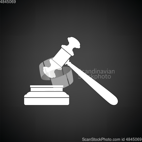 Image of Judge hammer icon