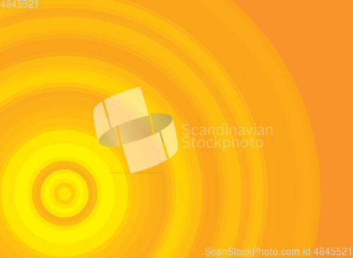 Image of Bright yellow and orange vector background with a circle pattern