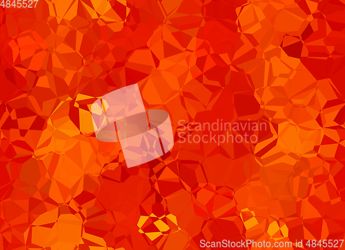 Image of Red background with abstract seamless poligon pattern