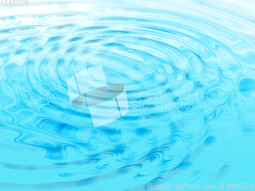 Image of Abstract blue water ripples