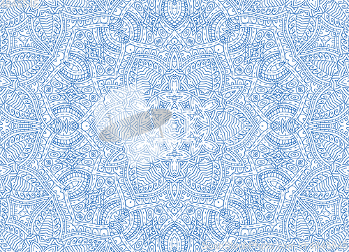 Image of Blue abstract outline pattern on white