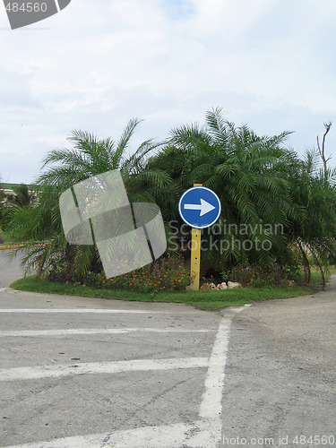 Image of street direction sign