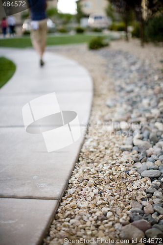 Image of Woman walking