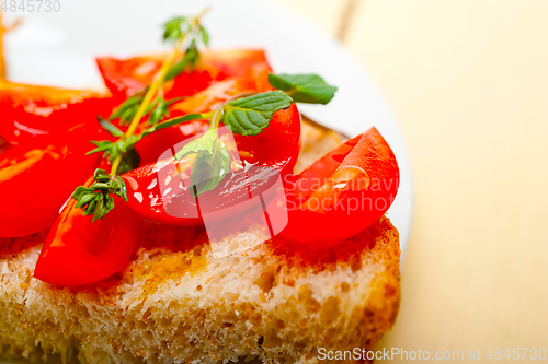 Image of Italian tomato bruschetta