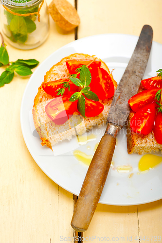 Image of Italian tomato bruschetta