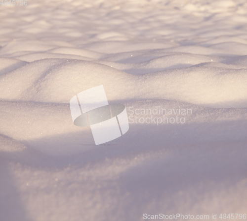 Image of Colored snow drifts