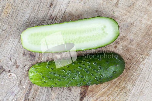 Image of sliced cucumber