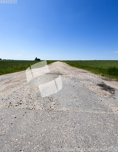 Image of road in rural areas