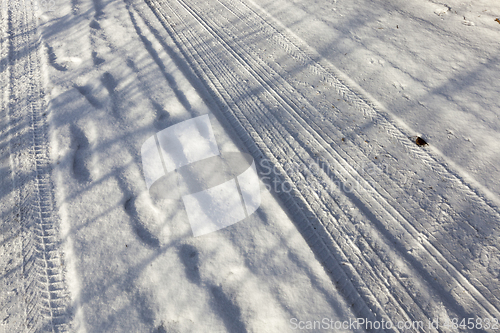 Image of Road under the snow