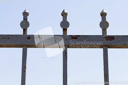 Image of Metal fence