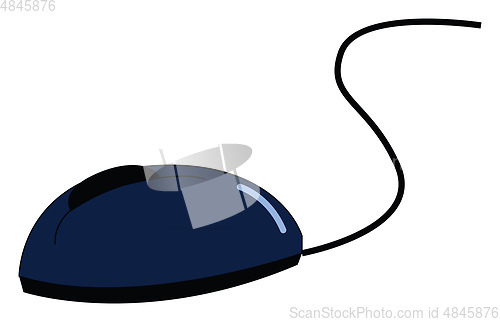 Image of A computer mouse vector or color illustration