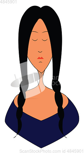 Image of Woman with braided hair 