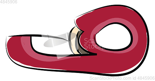 Image of Scotch tape delivery illustration vector on white background 