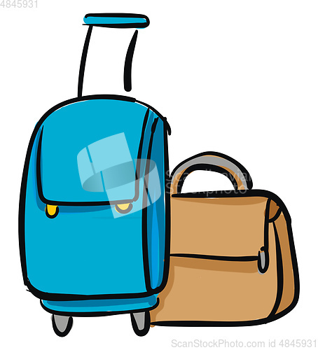 Image of Packed suitcases 