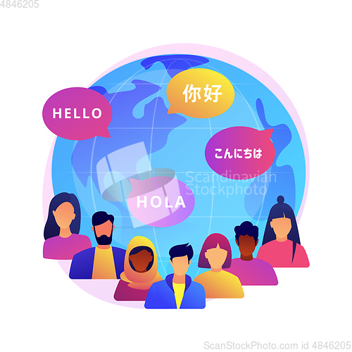 Image of Ethnicity abstract concept vector illustration.