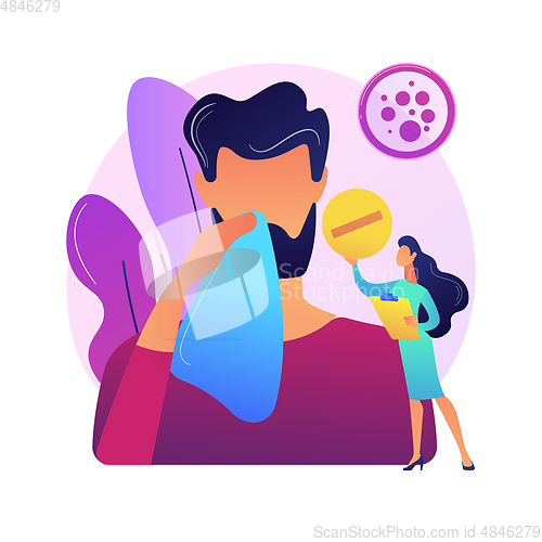 Image of Seasonal Flu abstract concept vector illustration.