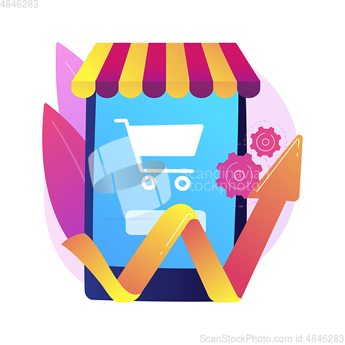 Image of Promote your business abstract concept vector illustration.