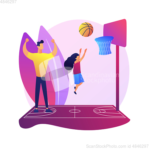 Image of End of gender-focused parenting abstract concept vector illustration.