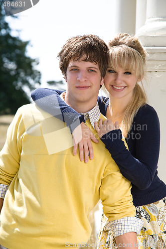 Image of Caucasian couple in love