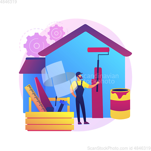 Image of DIY repair abstract concept vector illustration.