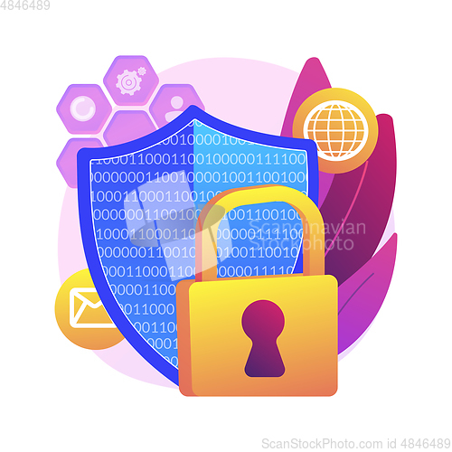 Image of Privacy engineering abstract concept vector illustration.