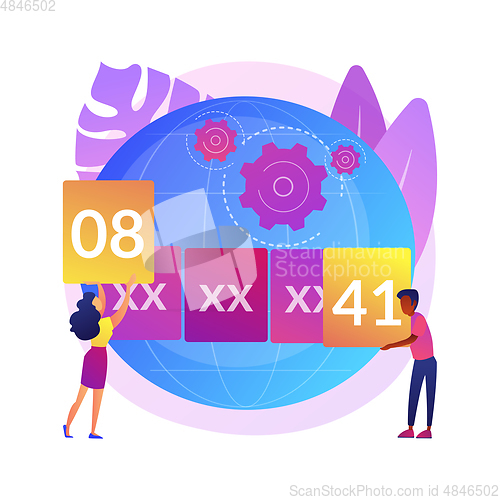 Image of Harmonized System abstract concept vector illustration.