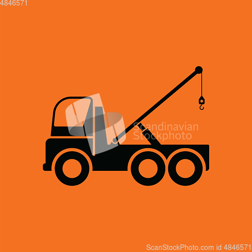 Image of Car towing truck icon