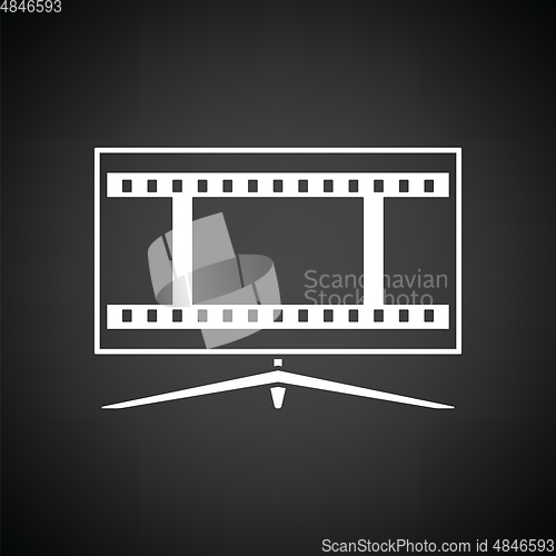 Image of Cinema TV screen icon