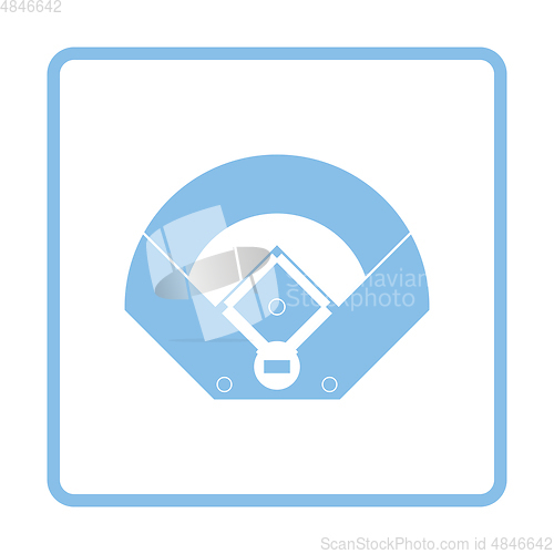 Image of Baseball field aerial view icon