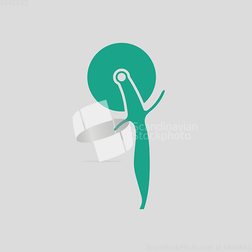 Image of Pizza roll knife icon
