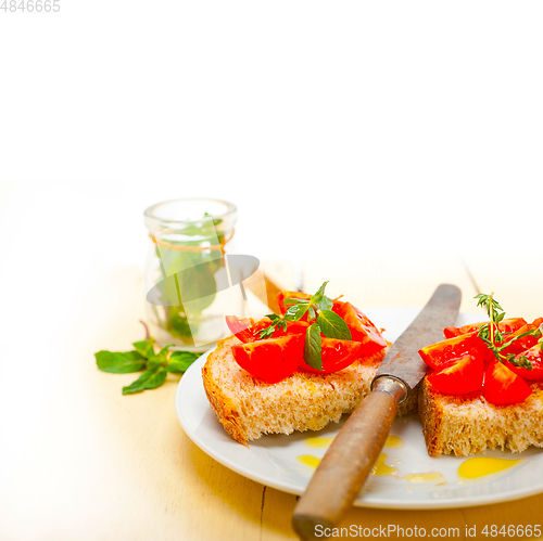 Image of Italian tomato bruschetta