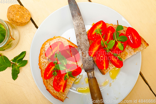 Image of Italian tomato bruschetta