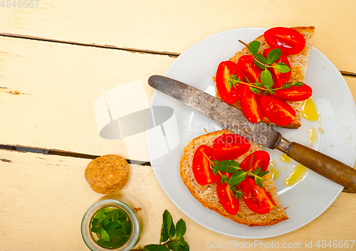 Image of Italian tomato bruschetta