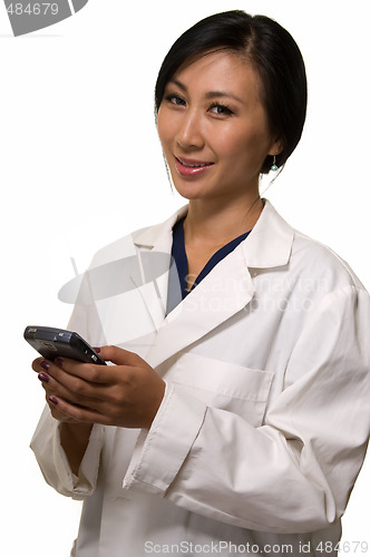 Image of Doctor with a pager