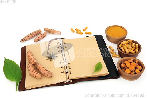 Image of Natural Turmeric Herbal Medicine Preparation