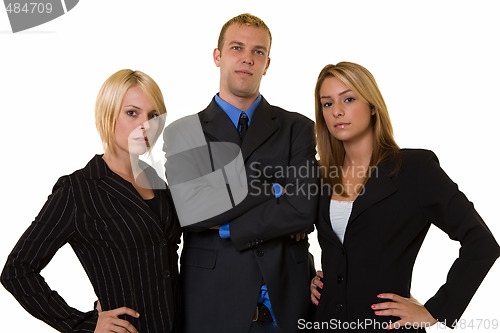 Image of Smiling Business team