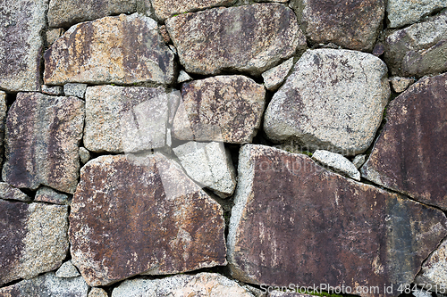 Image of Stone rock wall texture