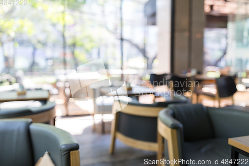 Image of Blur view of coffee shop