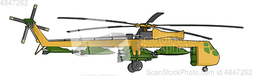 Image of A versatile aircraft vector or color illustration